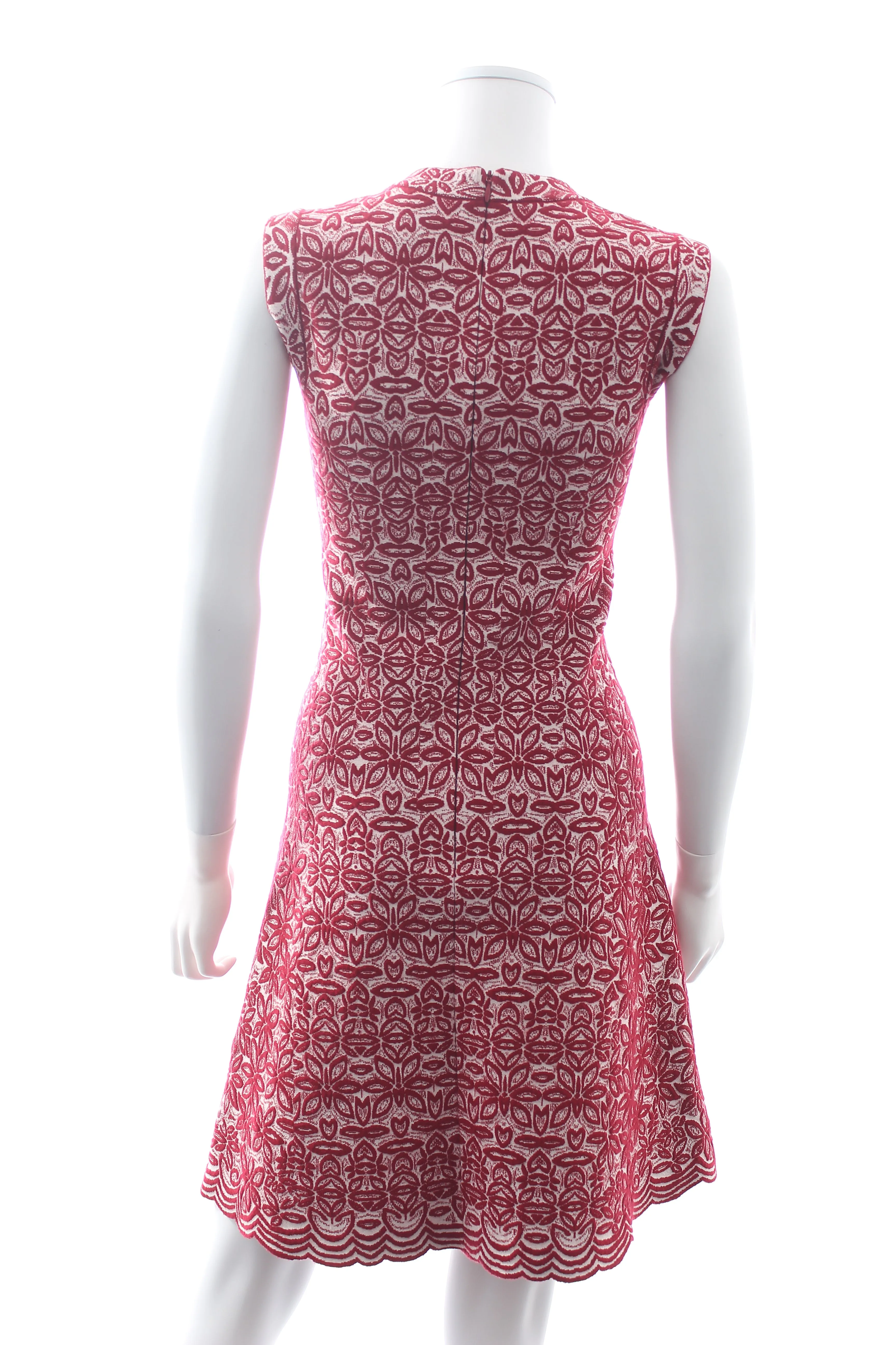 Alaïa Flower Wool-Stretch Knit Dress