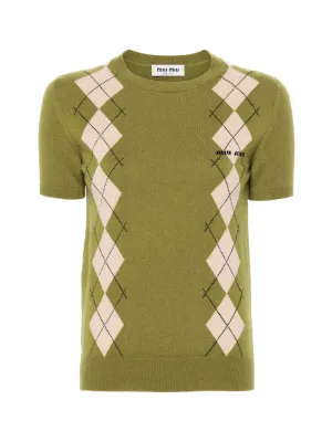 Argyle Knit Sweater