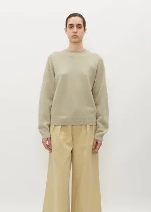 Baby Cashmere Crewneck Sweater — Light Khaki