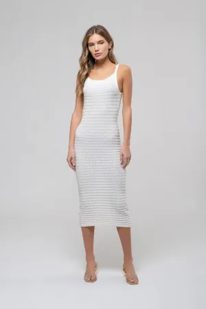 CROCHET CAMI MIDI DRESS