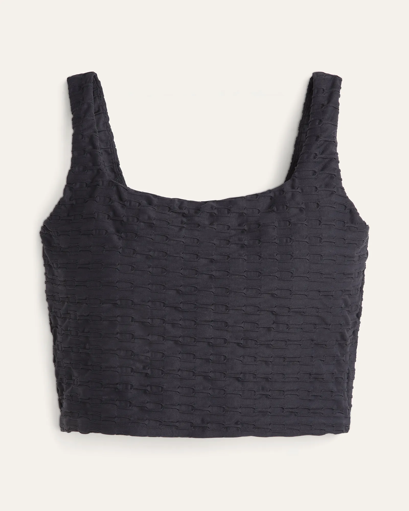Estela Square Neck Tank | Black