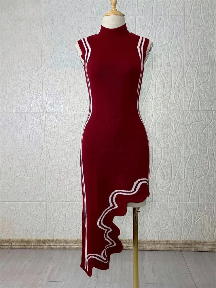 Im Wavy Knit Dress