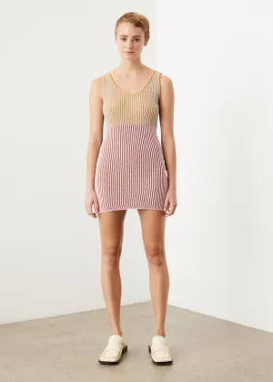 Kaia Colour Block Knit Mini Dress
