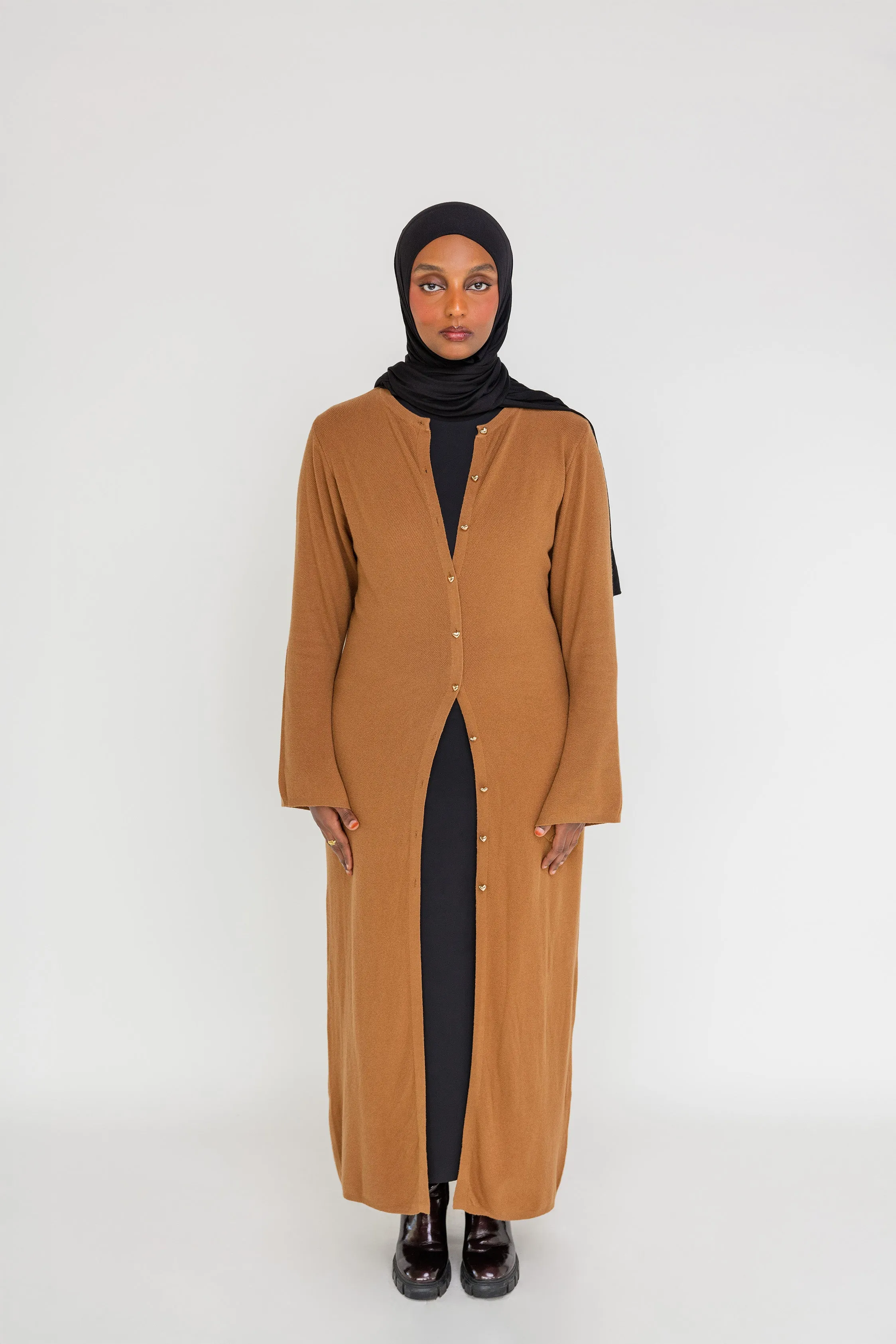 knit cardigan dress