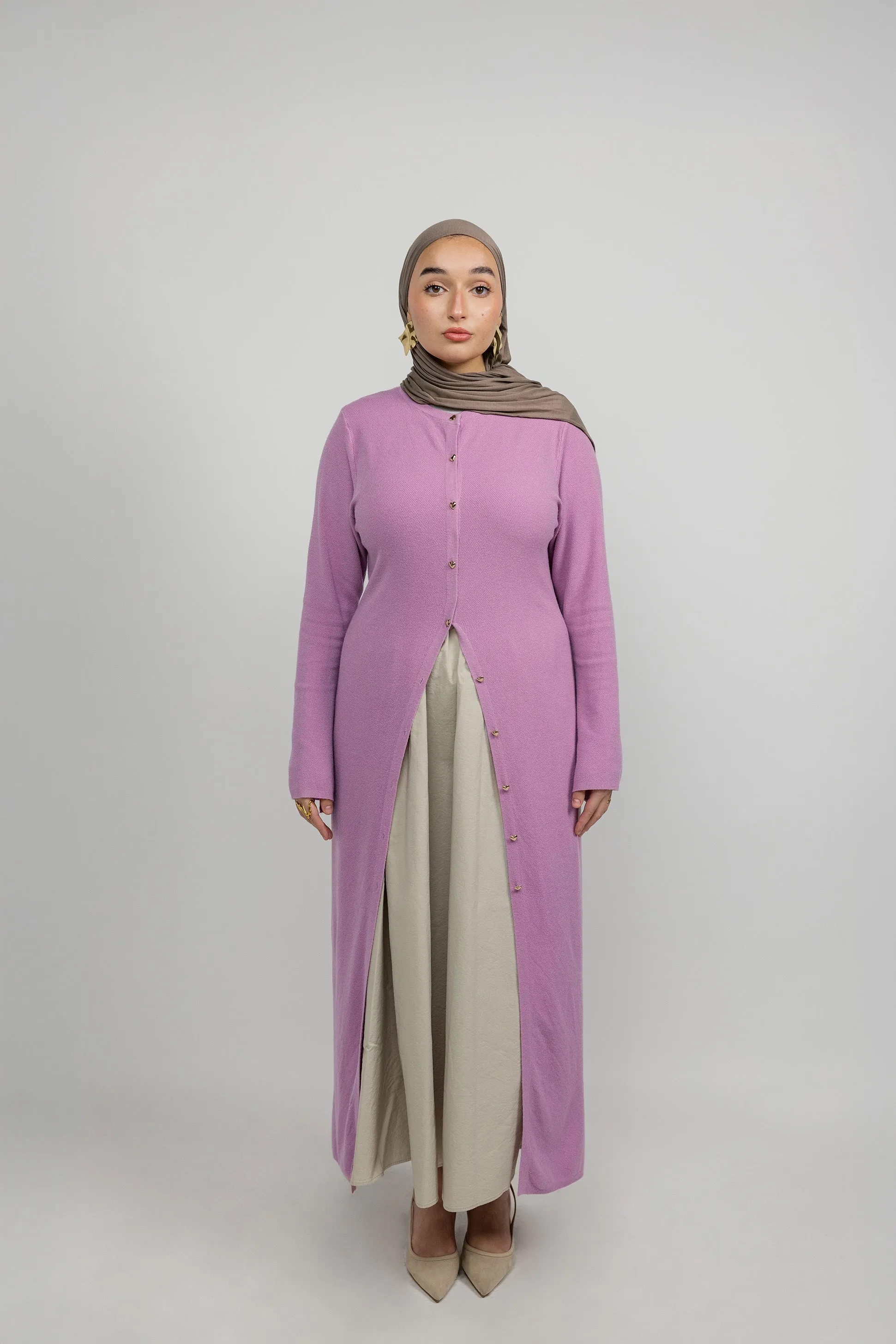 knit cardigan dress