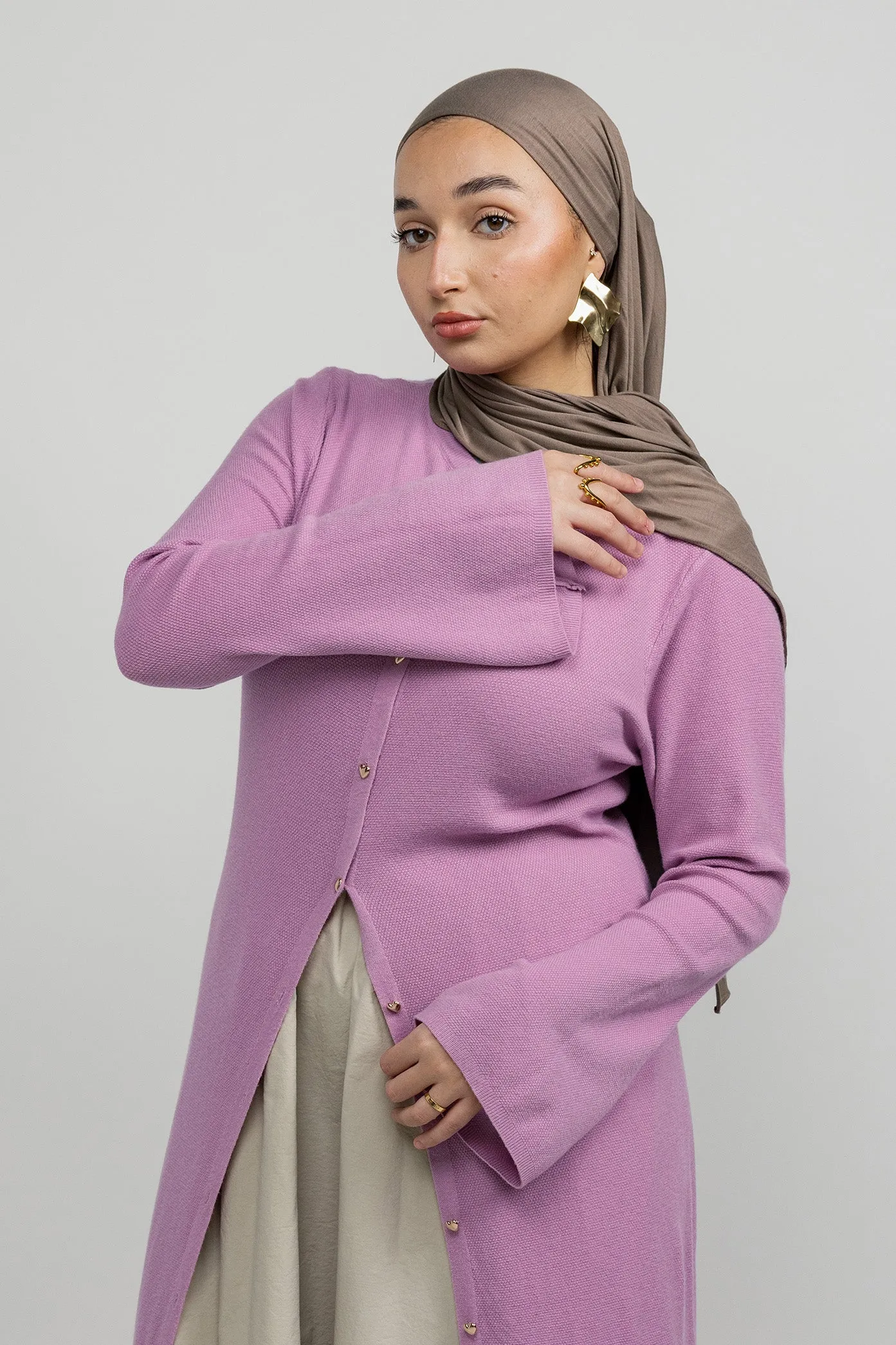 knit cardigan dress
