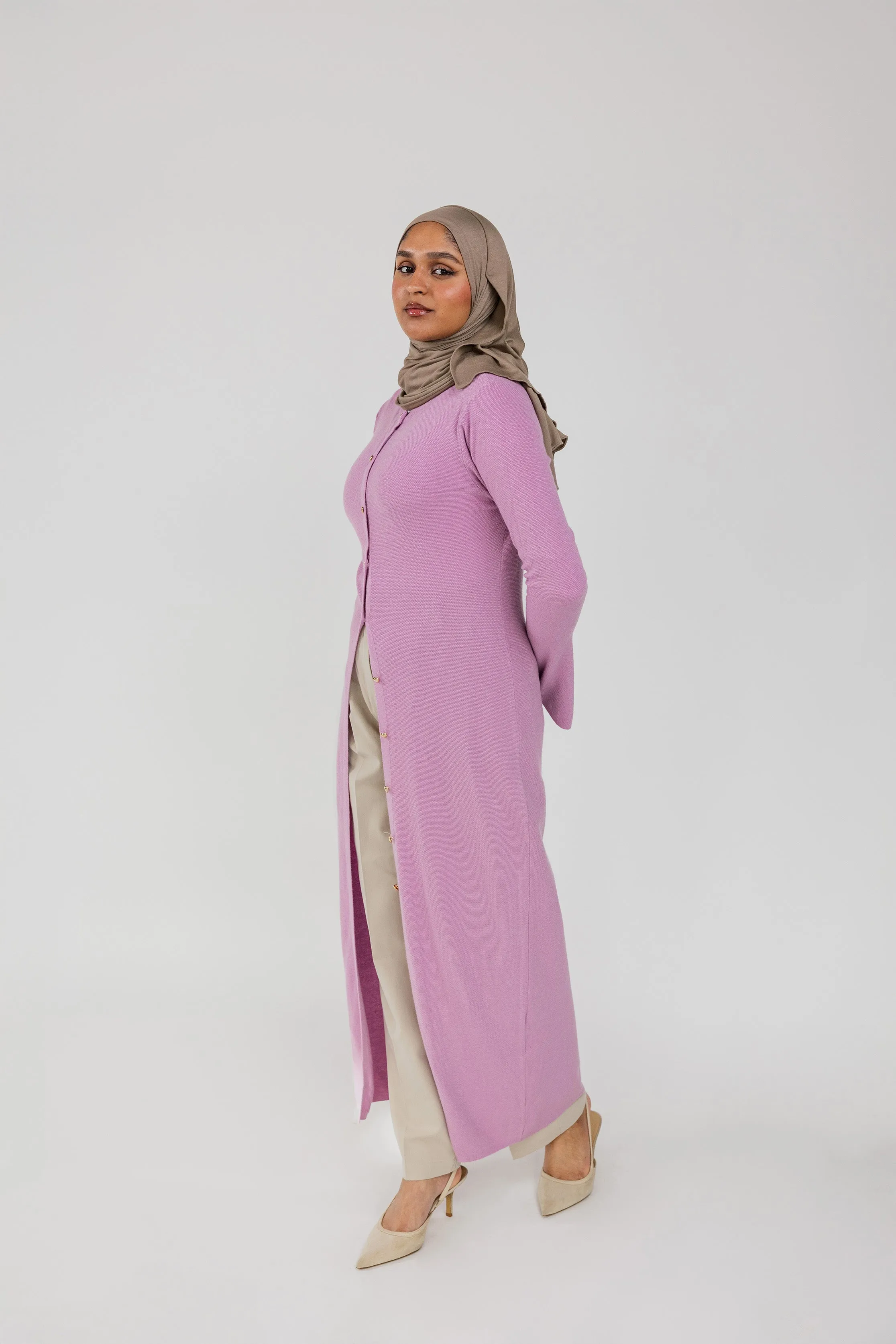 knit cardigan dress