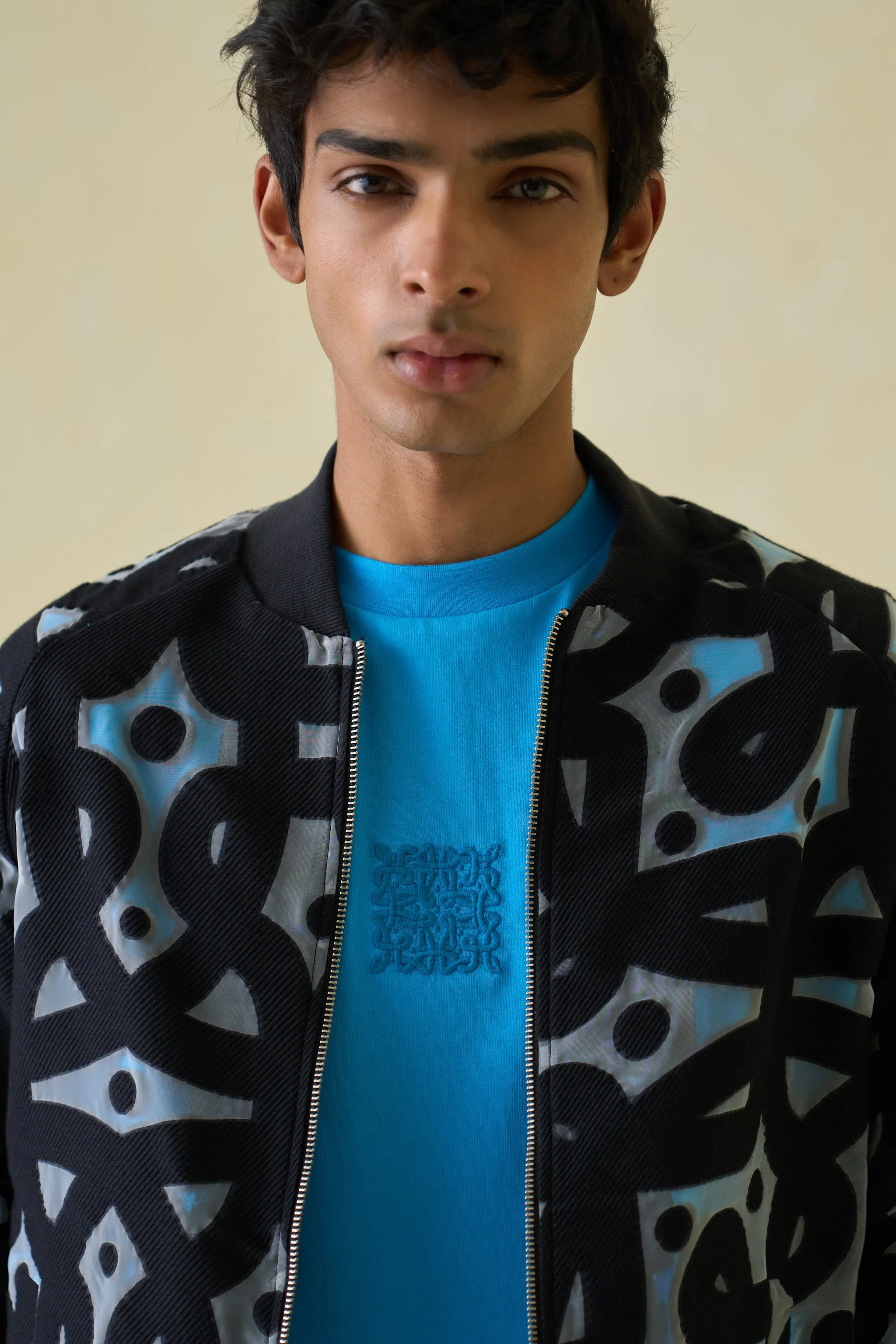 Kolam Jaquard Bomber