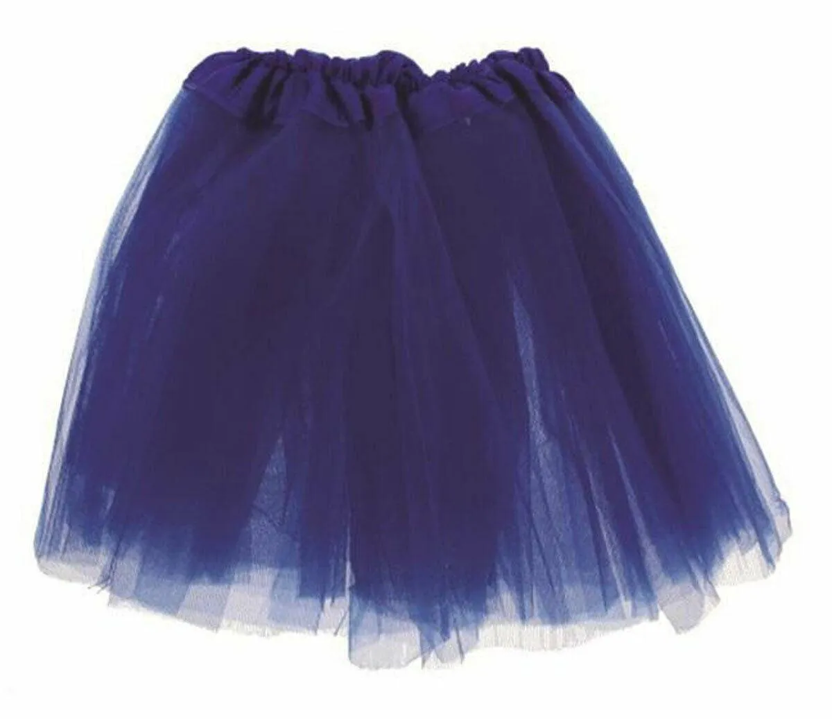 Ladies Girls 2 Layered Tutu Net Skirt with Satin Band 1980’s Party Fancy Dress