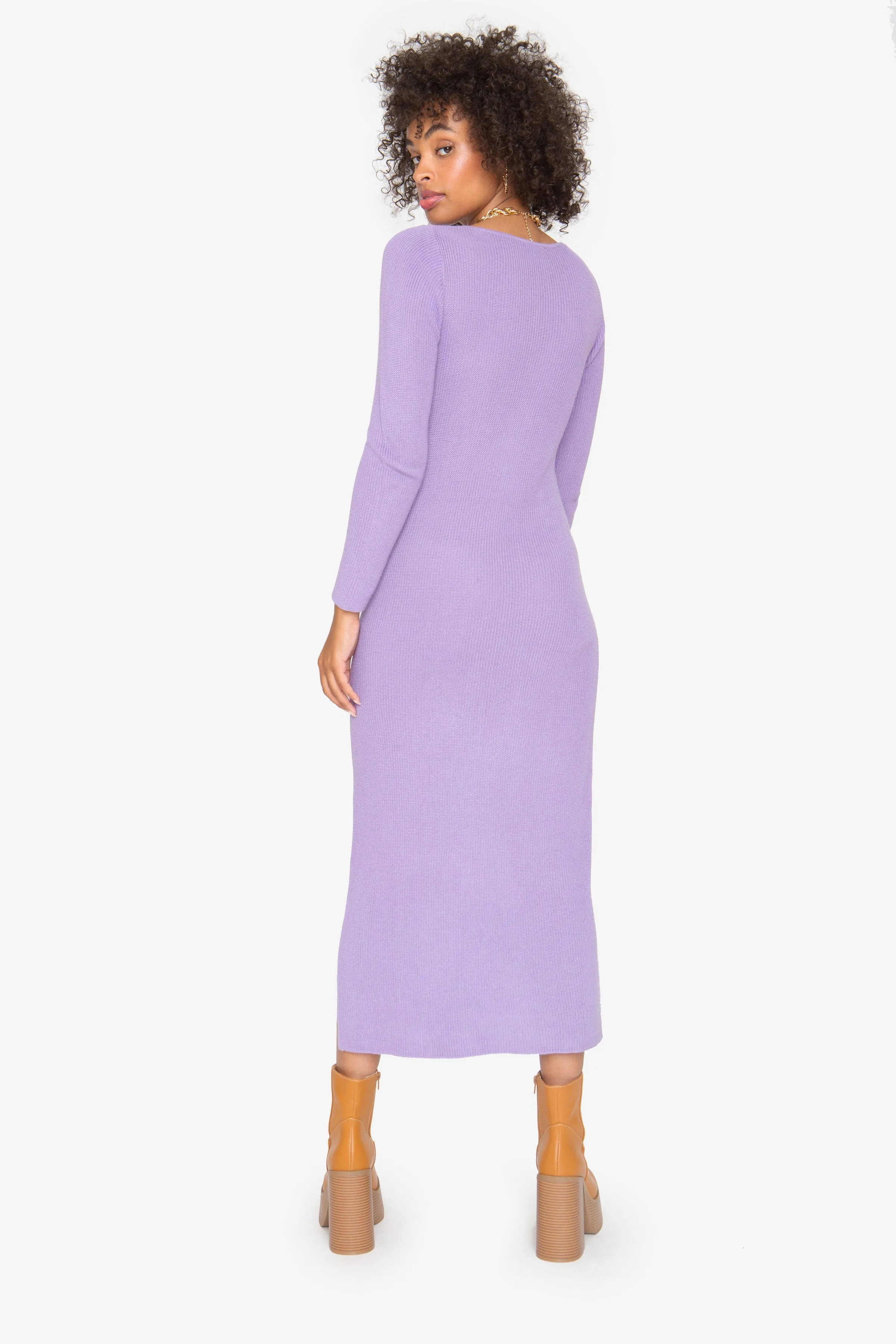 Lila Midi Dress - Periwinkle