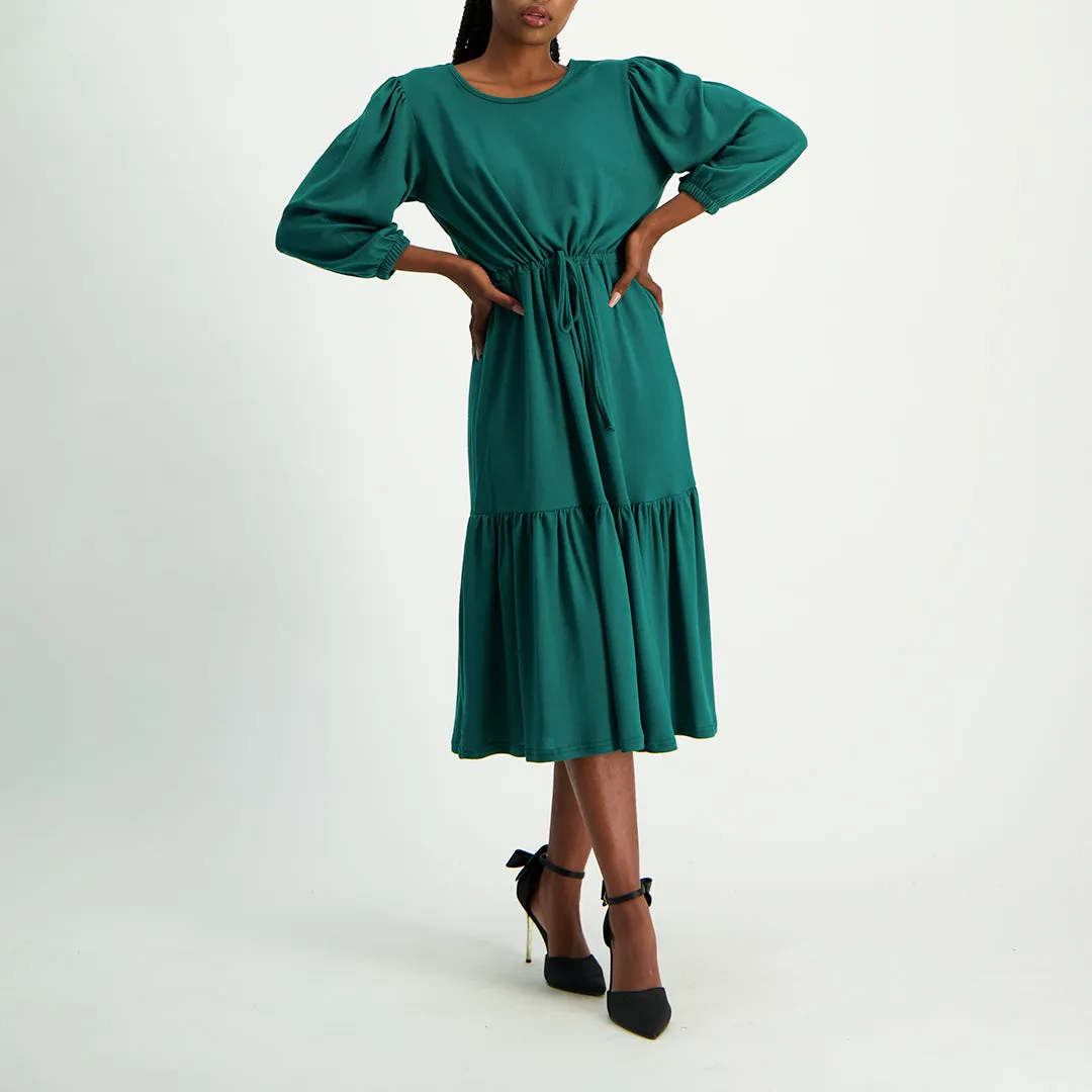 Long Sleeve Tiered Dress