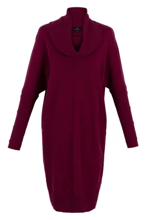 Marble Dress 7184 Burgundy