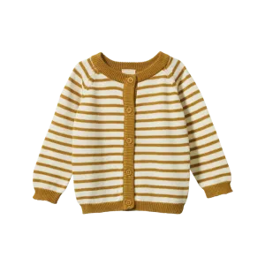 Nature Baby - Piper Cardigan - Palm Sailor Stripe
