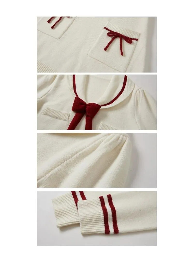 Sailor Knit Dress【s0000004609】