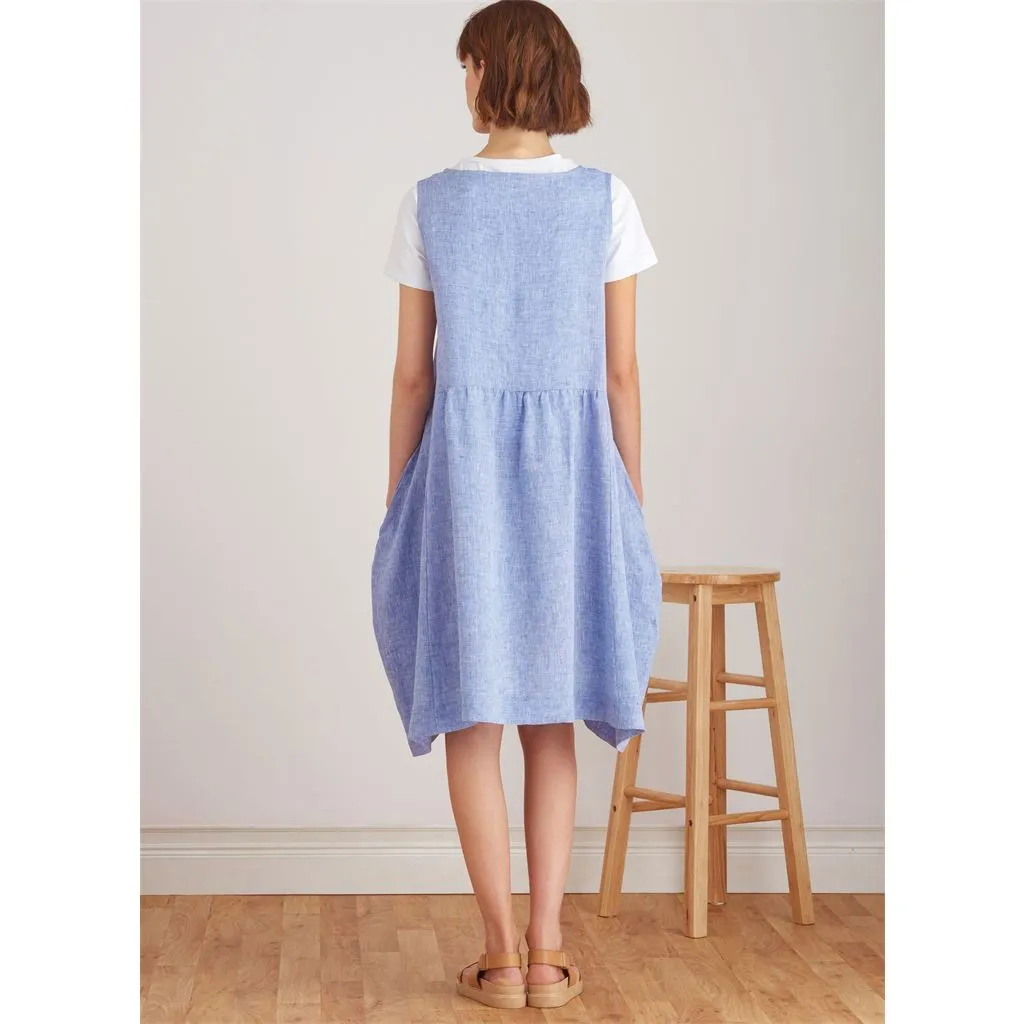Simplicity Sewing Pattern S9596 Misses' Pullover Dress and Knit Top by Elaine Heigl