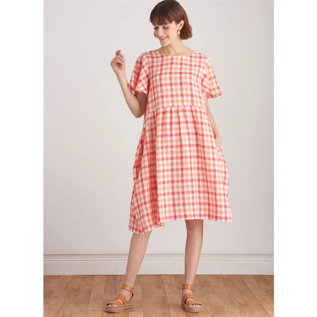 Simplicity Sewing Pattern S9596 Misses' Pullover Dress and Knit Top by Elaine Heigl