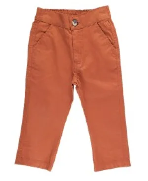 Tawny Brown Straight Chino Pants